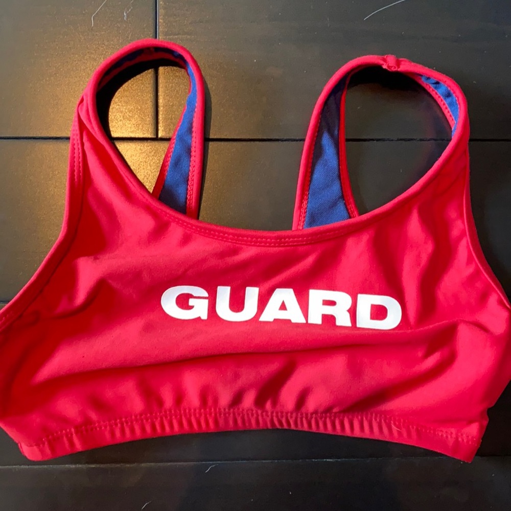 Lifeguard bikini top